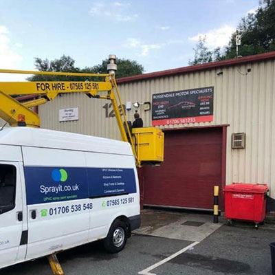 Commercial & Industrial Unit Spray Painting Services Blackburn | Cladding Resprays